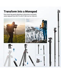 Neewer TP63 Camera Tripod with 90 Inch, 10 kg, 22 lbs