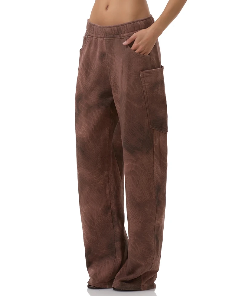Afrm Women's Ryan Barrel-Leg Sweatpants