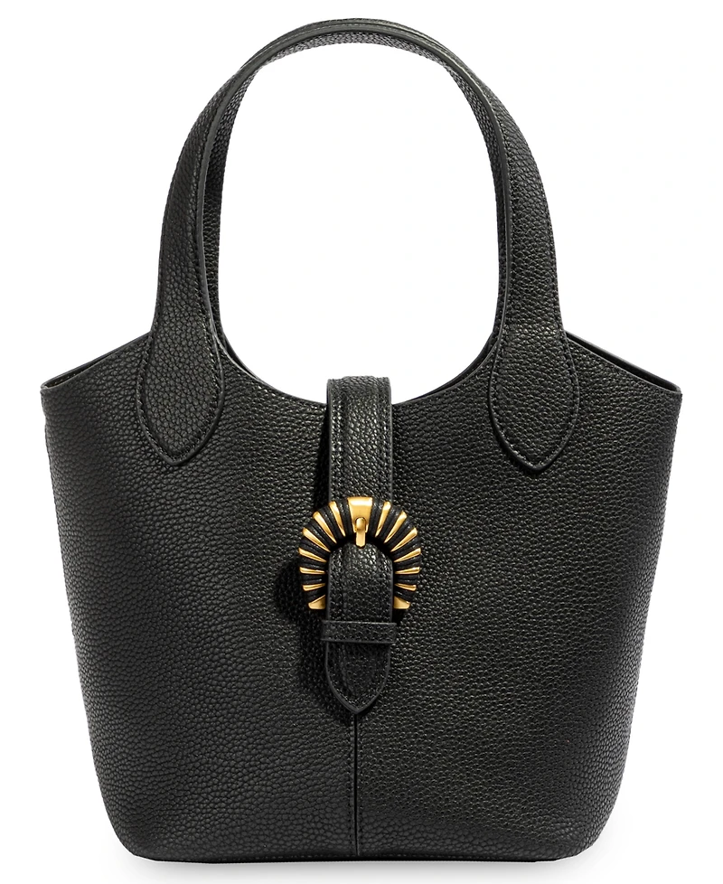 Sam Edelman Lucy Buckle Leather Medium Crossbody Handbag