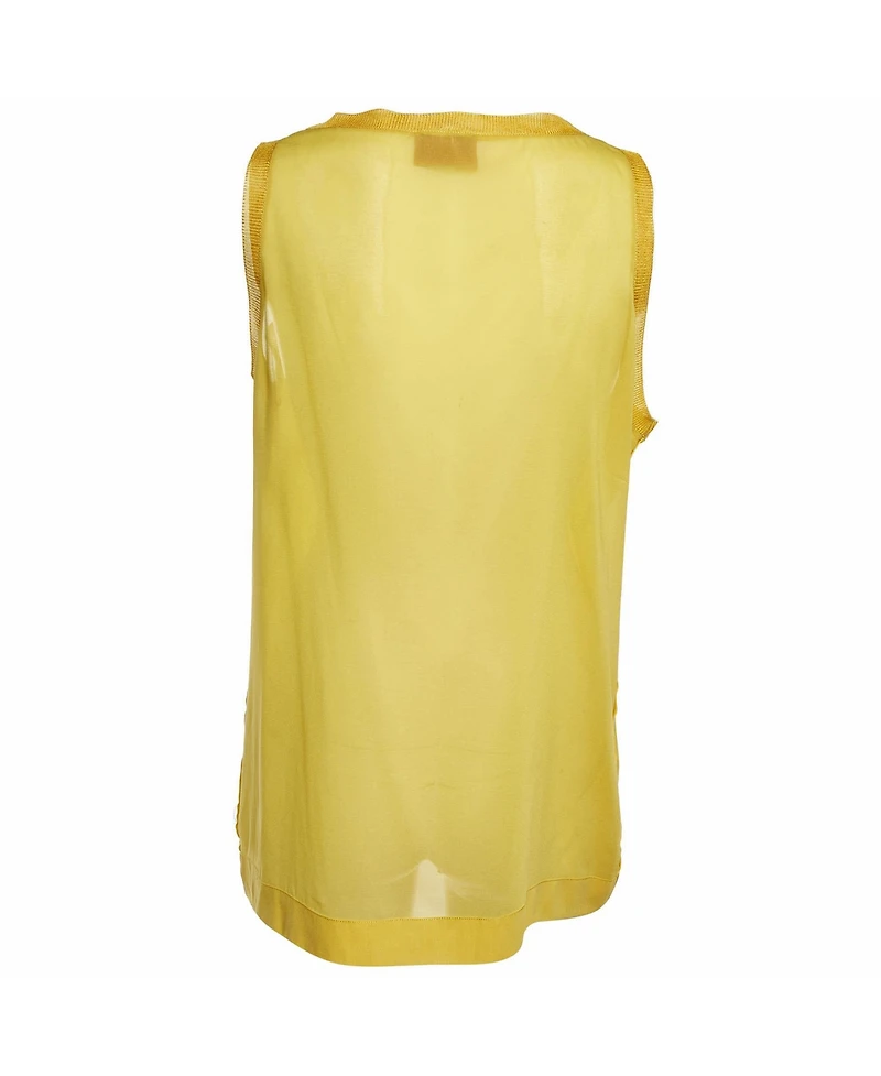 Pre-Owned Missoni Women's Satin-Trim Crepe Tank Top