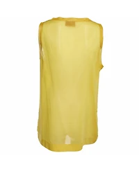 Pre-Owned Missoni Women's Satin-Trim Crepe Tank Top