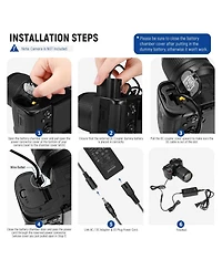 Neewer Ep-5B Camera Battery and Charging Accessory for Nikon Z5 Z6 Z7 Z6II Z7II D500 D610