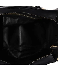 Pre-Owned Celine Mini Tricolor Luggage Bag Canvas and Leather