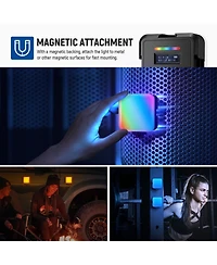 Neewer RGB62 Led Video Light with 2000mAh, 2500K-8500K, CRI97