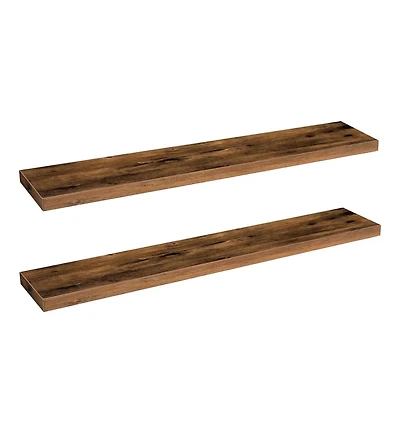 Slickblue Set of 2 Wall Mounted Shelves Storage Display