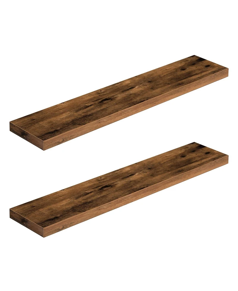 Slickblue Set of Wall Floating Shelves for Storage and Display