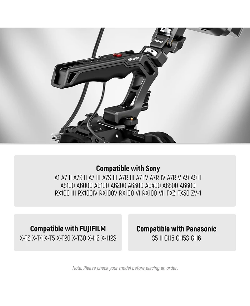 Neewer ZV1 Camera and Photo Accessory for Sony A7 ZV1 Panasonic S5 Ii Fujifilm X-T5