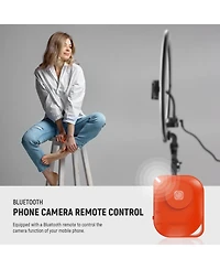 Neewer RP18B Ring Light with 18 Inches, 45W for select iPhone models