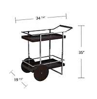Augusta Home Dorben Rolling Bar Cart