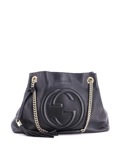 Pre-Owned Gucci Medium Soho Chain Strap Shoulder Bag Leather
