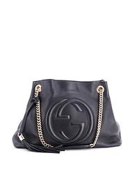 Pre-Owned Gucci Medium Soho Chain Strap Shoulder Bag Leather