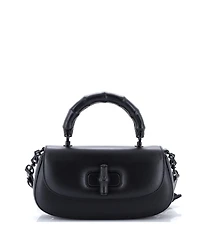 Pre-Owned Gucci Medium Bamboo Diva Top Handle Bag Leather