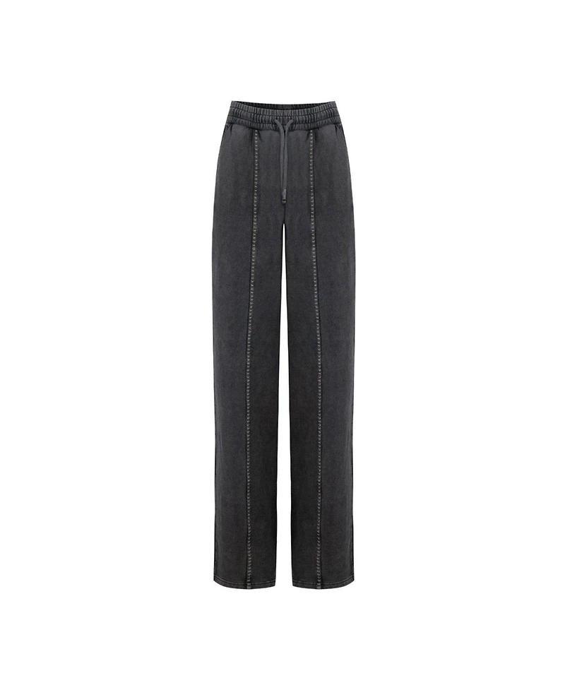 Pcfg Men's Pure Cotton Your Itch Acid Wash Pant