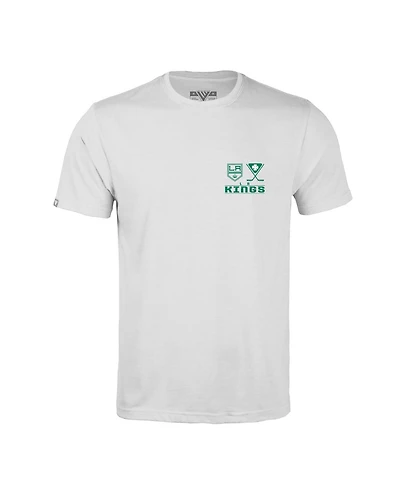 LevelWear Men's White Los Angeles Kings St. Patrick's Day Richmond T-Shirt