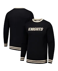 Uscape Apparel Men's and Women's Black Ucf Knights Renew Knit Vintage Pullover Sweater