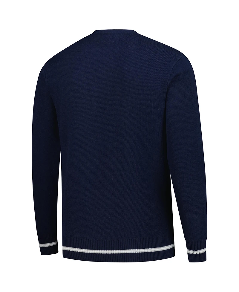 Uscape Apparel Men's and Women's Navy Penn State Nittany Lions Renew Knit Vintage Retro Sweater