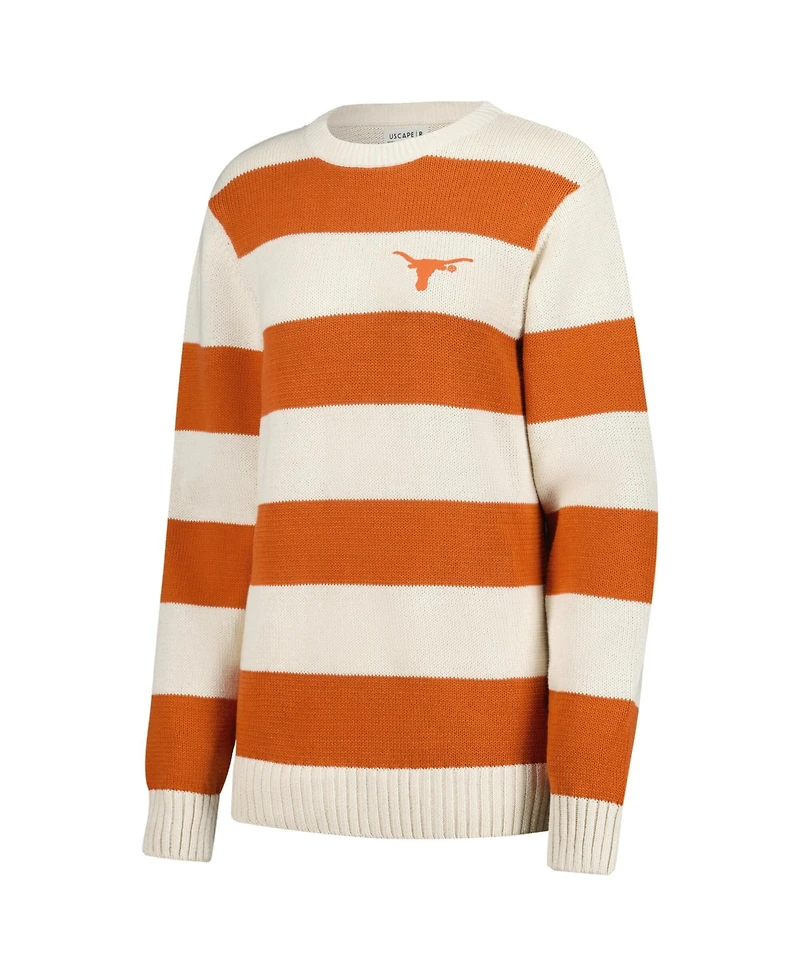 Uscape Apparel Men's and Women's Cream Texas Longhorns Renew Knit Stadium Sweater
