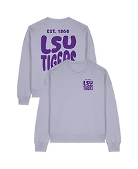 Uscape Apparel Women's Purple Lsu Tigers Cloud Sweatshirt