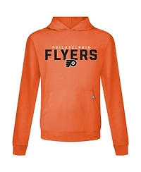 LevelWear Men's Porter Martone Orange Philadelphia Flyers Relay Name & Number Long Sleeve Hooded T-Shirt