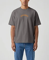 Uscape Apparel Men's Brown Tennessee Volunteers Upside Down Embroidered Vintage Heavyweight T-Shirt