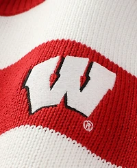 Uscape Apparel Men's and Women's White Wisconsin Badgers Renew Knit Stadium Sweater