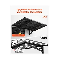 Viyet 2-Pack Heavy Duty Wall Mounted Shelving - 560lb Steel Floating Garage Storage Rack
