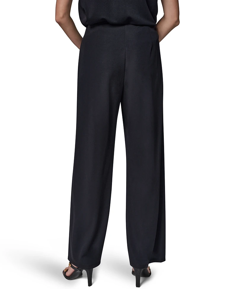 Donna Karan New York Women's Wide-Leg Jersey Pants