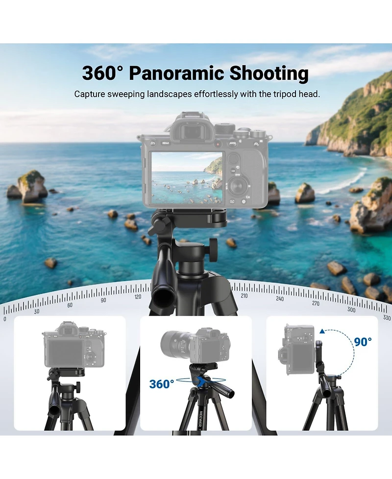 Neewer TP53 Camera Tripod for select iPhone models