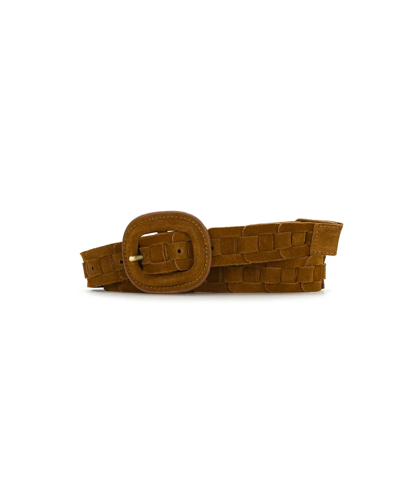 Patricia Nash Rikke Burnished Suede Belt