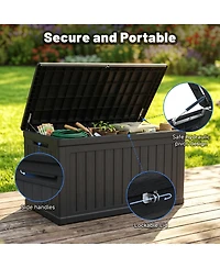 Viyet 230-Gallon Xxl Outdoor Deck Box