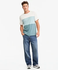 Sun + Stone Men's Short-Sleeve Tri Colorblock Cotton T-Shirt, Macy's Exclusive