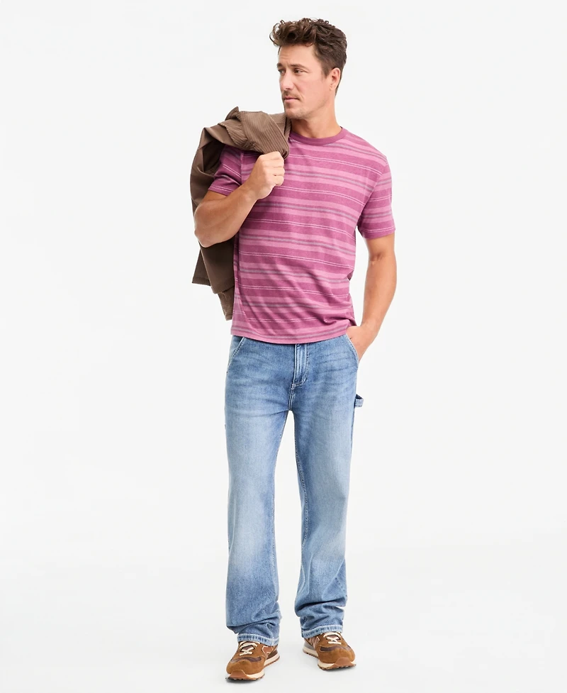 Sun + Stone Men's Short-Sleeve Raymond Stripe Cotton T-Shirt, Macy's Exclusive