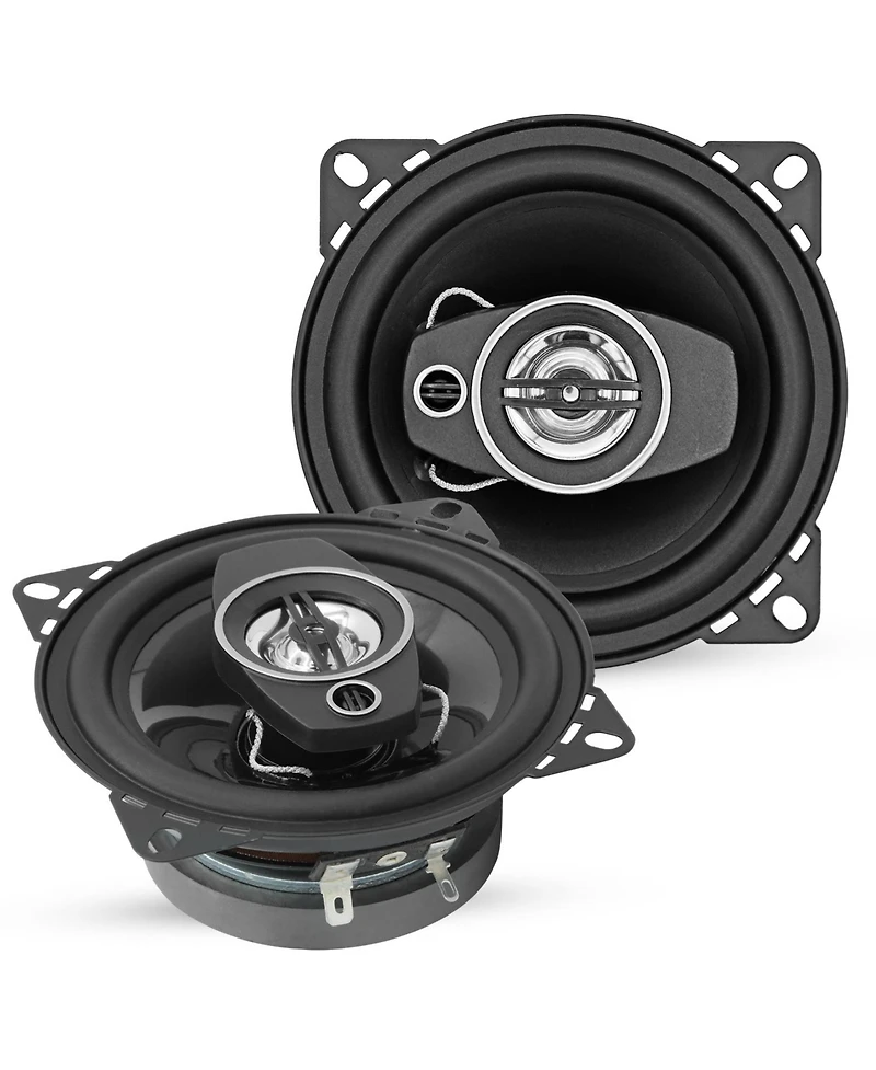 5 Core Coaxial Door Car Speakers 4" Pair 250W 4Ohm 2 Way Component Subwoofer Audio With Super Tweeter