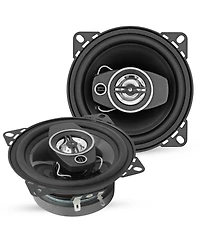 5 Core Coaxial Door Car Speakers 4" Pair 250W 4Ohm 2 Way Component Subwoofer Audio With Super Tweeter
