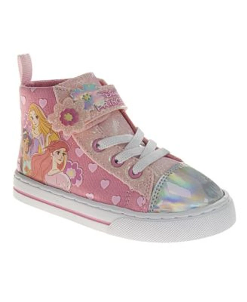 Disney Girls 6 12 Princess High Top Sneakers