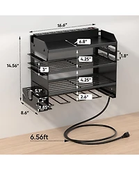 Xdovet Power Tool Organizer Wall Mount Charging Station Drill Holder Garage