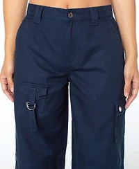 Celebrity Pink Juniors' High-Rise Wide-Leg Cargo Pants