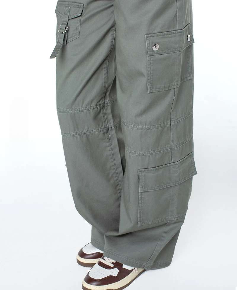 Celebrity Pink Women's High-Rise Wide-Leg Cargo Pants
