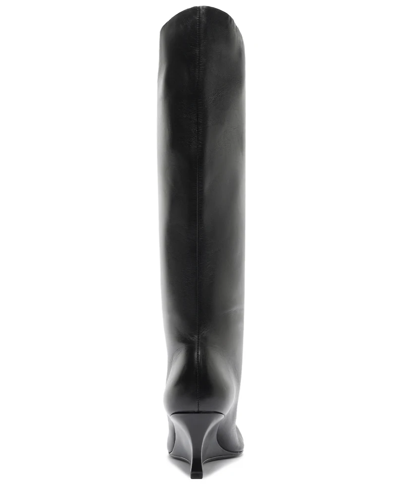 Arezzo Women's Courtney Wedge Tall Boots