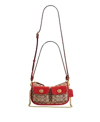 Coach Originals Waverly Signature Jacquard Small Shoulder Handbag