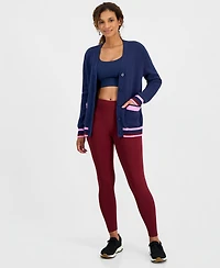 Id Ideology Women's Colorblock V-Neck Long-Sleeve Cardigan, Macy's Exclusive