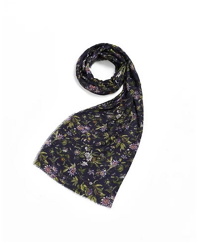 Fable England Women's Passion Flower Lightweight Long Scarf