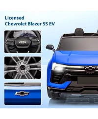 homfan 24V 2-Seater Licensed Chevrolet Suv Ride-On - Parent Remote Control, Spring Suspension, Led Lights, Wireless, Safety Belt, 3 Speeds