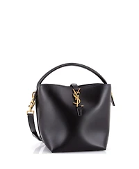 Pre-Owned Saint Laurent Mini Le 37 Bucket Bag Leather