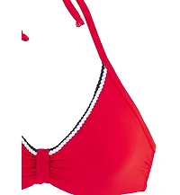 Lascana Women's Contrast Trim Underwire Bikini Swimsuit Top Bra Sizing