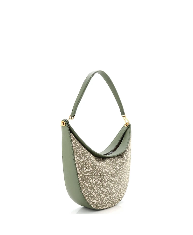 Pre-Owned Loewe Small Luna Hobo Anagram Jacquard