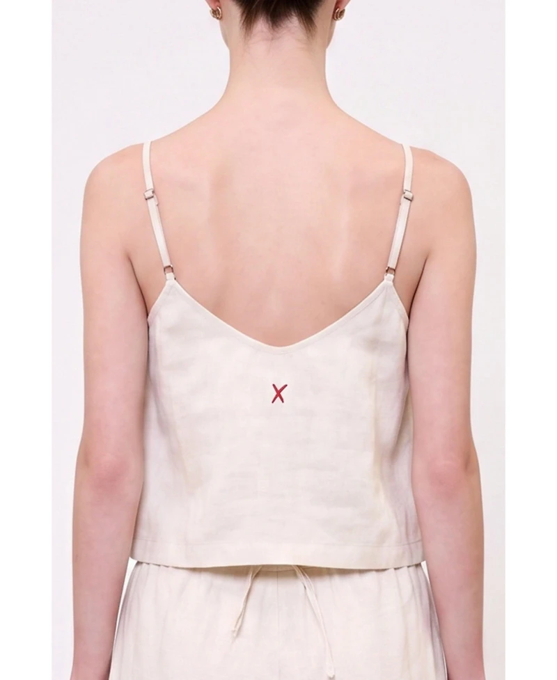 Pcfg Women's Daydreamers Strappy V Neck Top
