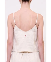Pcfg Women's Daydreamers Strappy V Neck Top