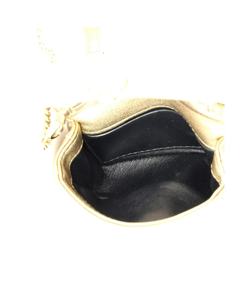 Pre-Owned Bvlgari Micro Serpenti Cabochon Shoulder Bag Diagonal Quilted Leather