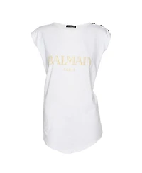 Pre-Owned Balmain Women's Cotton Top